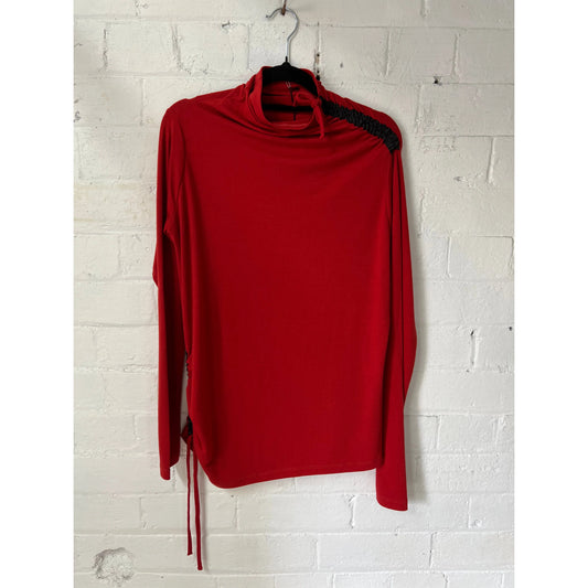 Moyuru Pullover 000  - Red/Black
