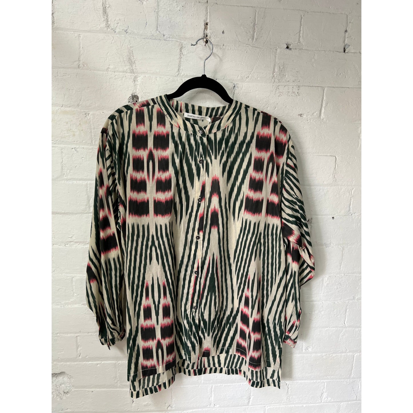 Rabens Saloner Ikat Voile Shirt