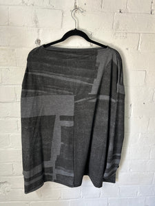 Moyuru Pullover 411 - Grey/Black