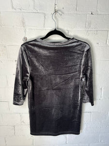M.A Dainty Patti Top - Slate Grey
