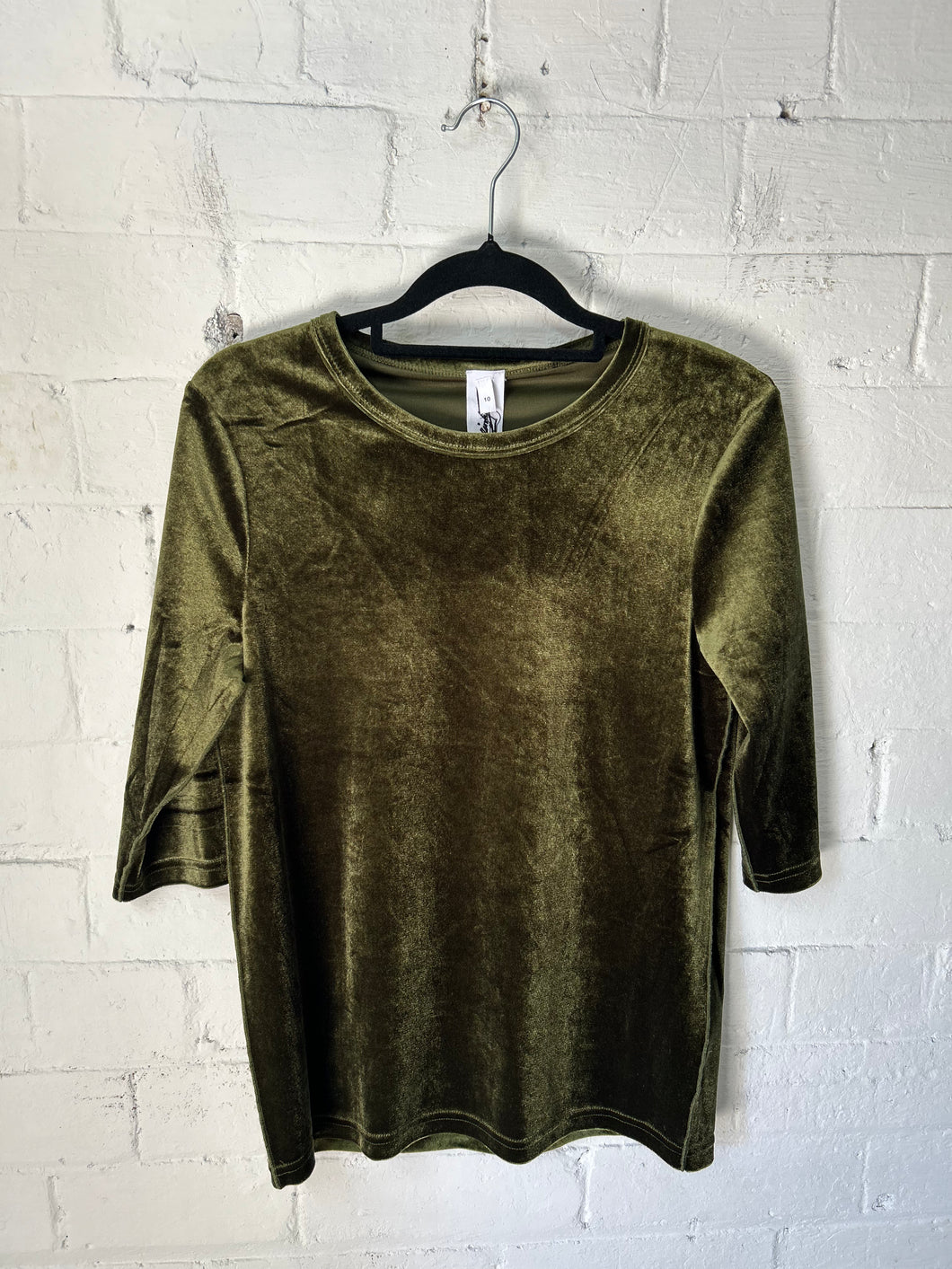 M.A Dainty Patti Top - Moss Green