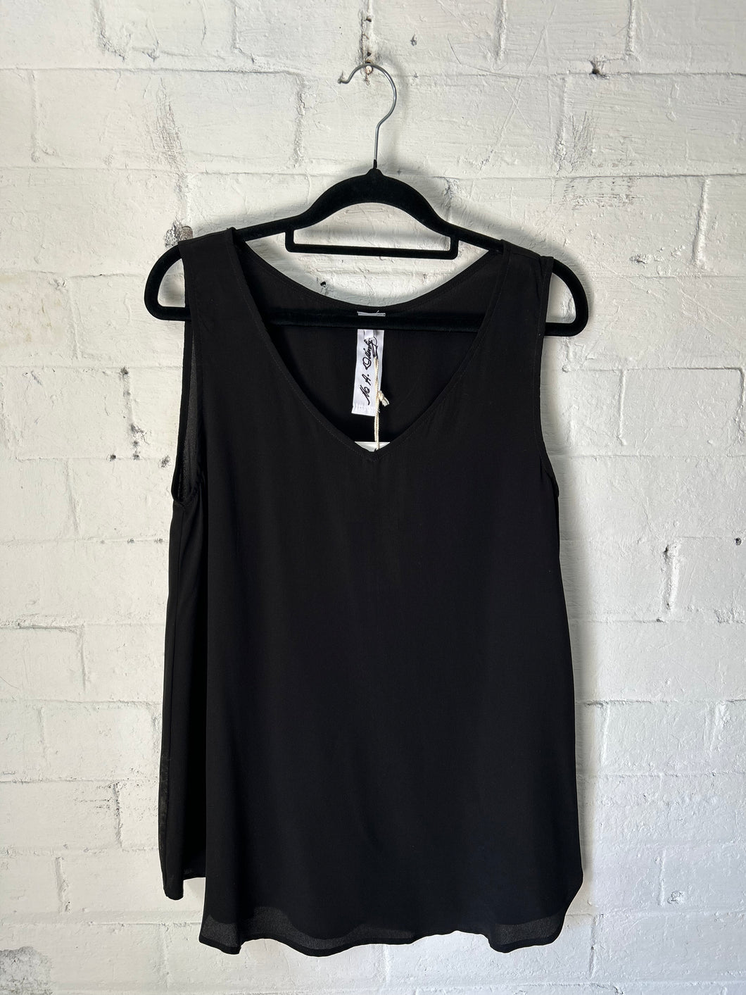 M.A Dainty Gillie Matte Black Top