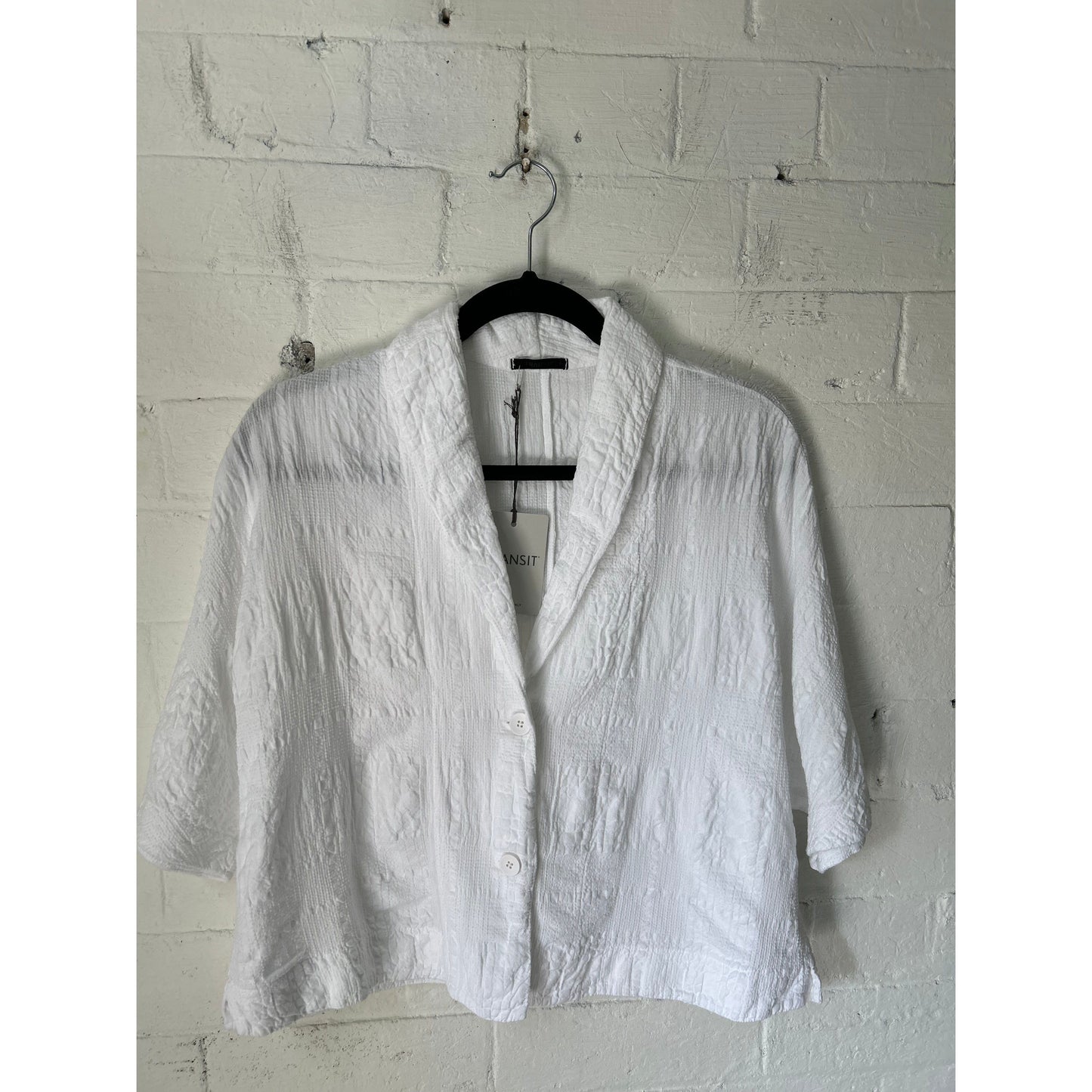 Transit Textural Cotton Shirt Jacket J190