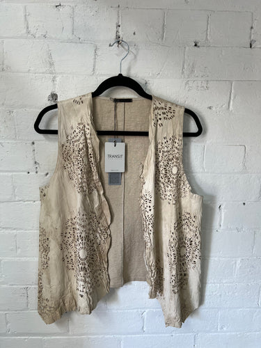 Transit Leather Gilet 0240