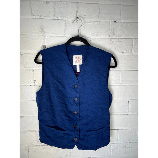 Hannoh + Wessel Gertrude Gilet - Blue