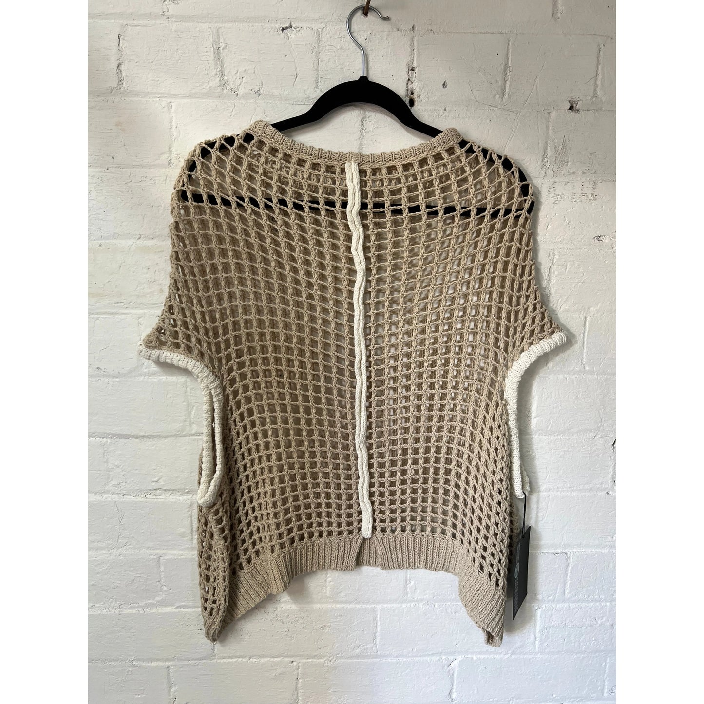 Moyuru Knit Top 300 - Beige/White
