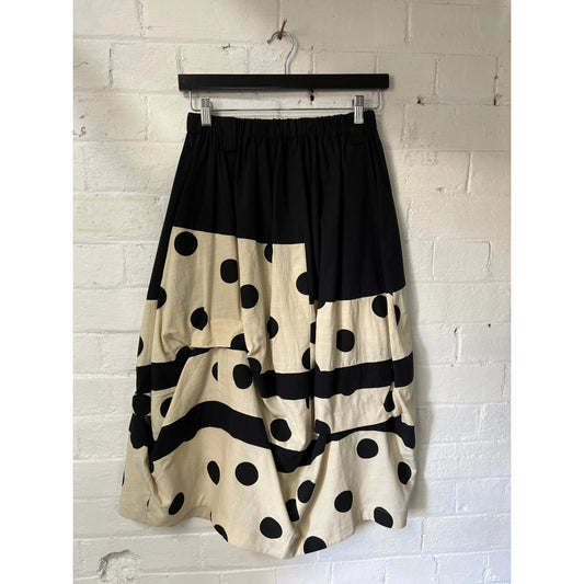 Moyuru Skirt 641 - Natural/Black