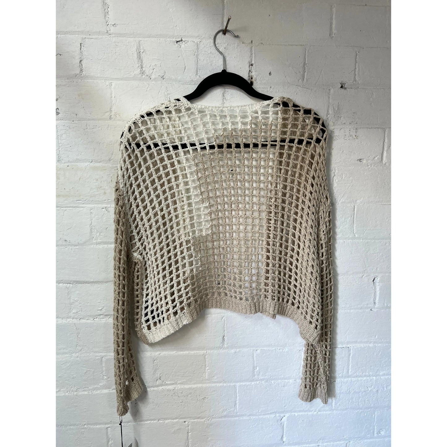 Moyuru Knit Cardigan 301 - Beige/White