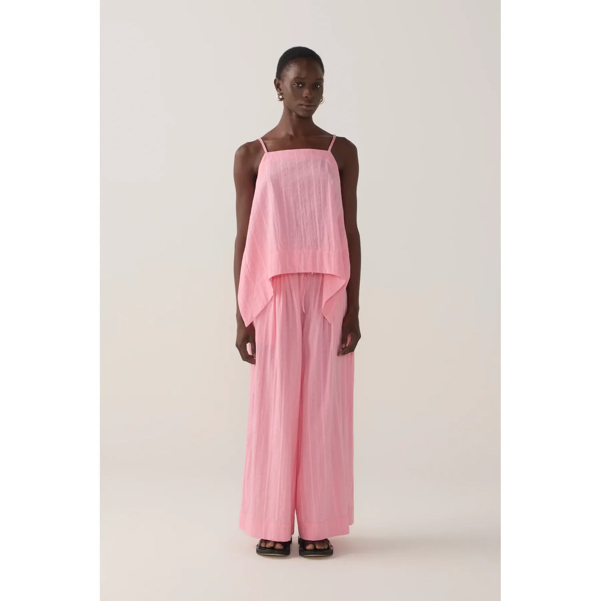 Foemina Imogen Pant - Watermelon Check Cotton