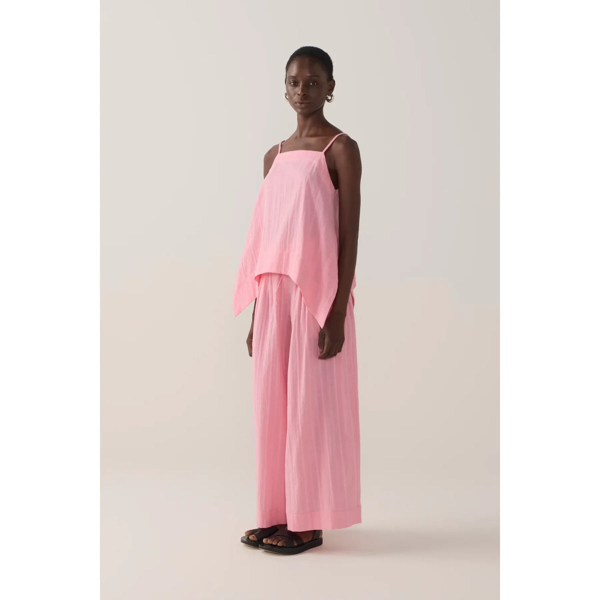 Foemina Imogen Pant - Watermelon Check Cotton