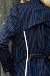 Cooper It's Just a Blaze Jacket - Navy Pinstripe