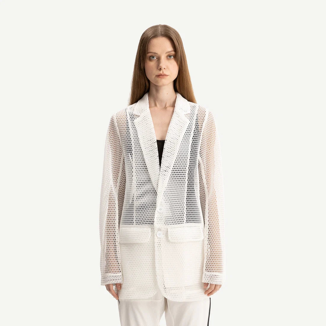 Bone & Arrow Tilly Blazer - White