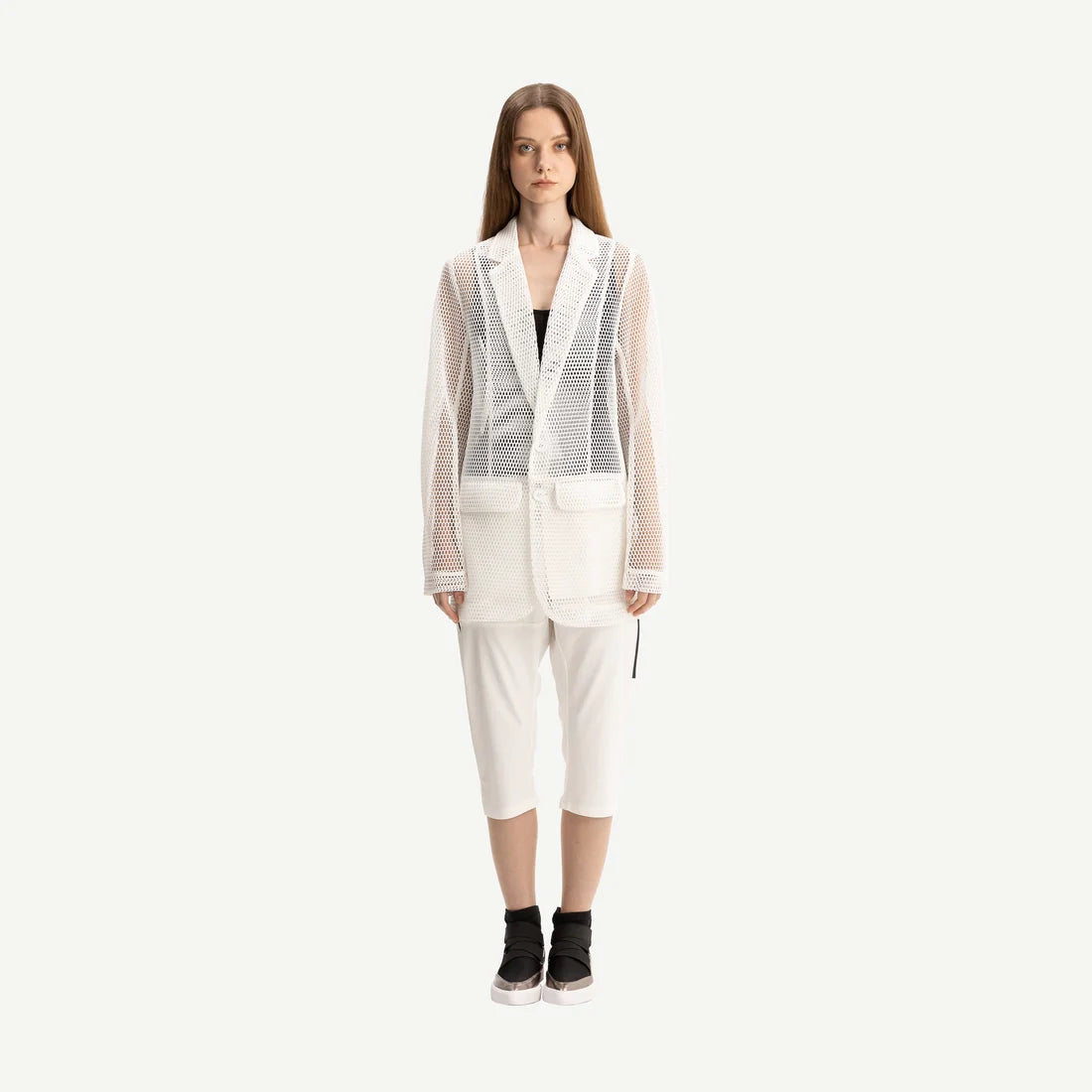 Bone & Arrow Tilly Blazer - White