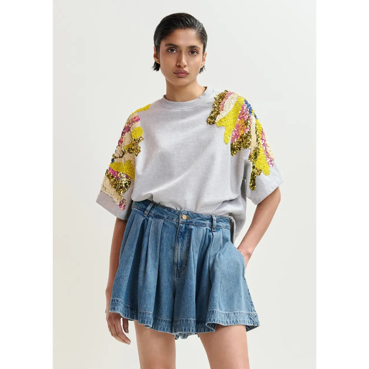 Essentiel Antwerp Jadda Embroidered Sweatshirt