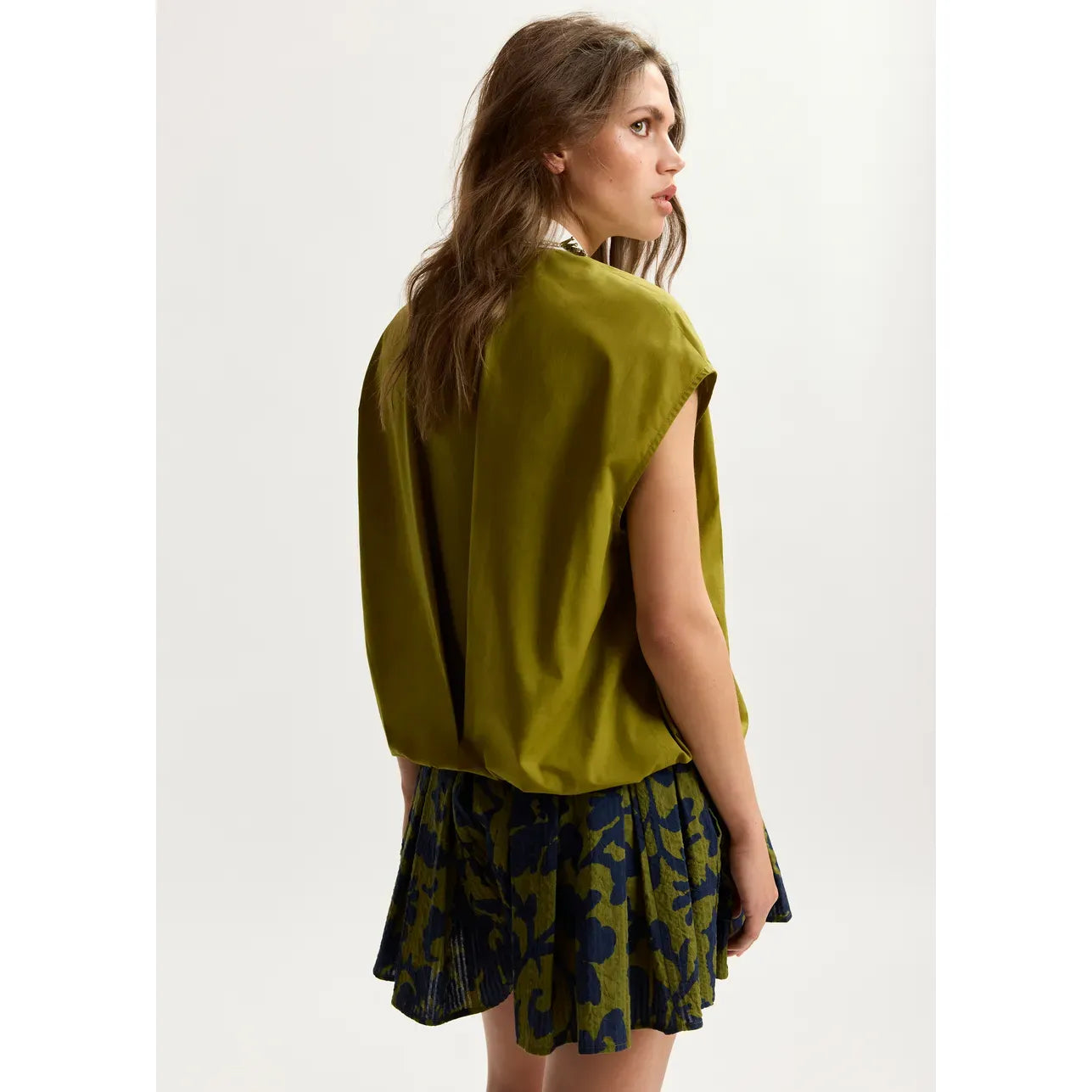 Essentiel Antwerp Janky Beaded Collar Shirt