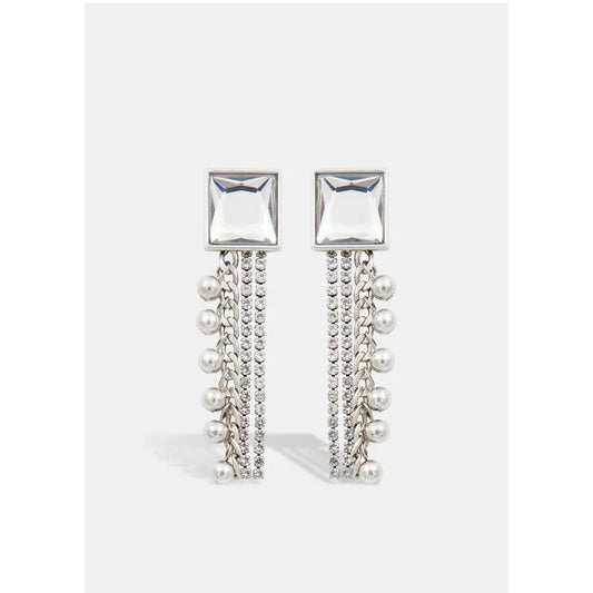 Essentiel Antwerp Jearry Rhinestone Earrings - Silver