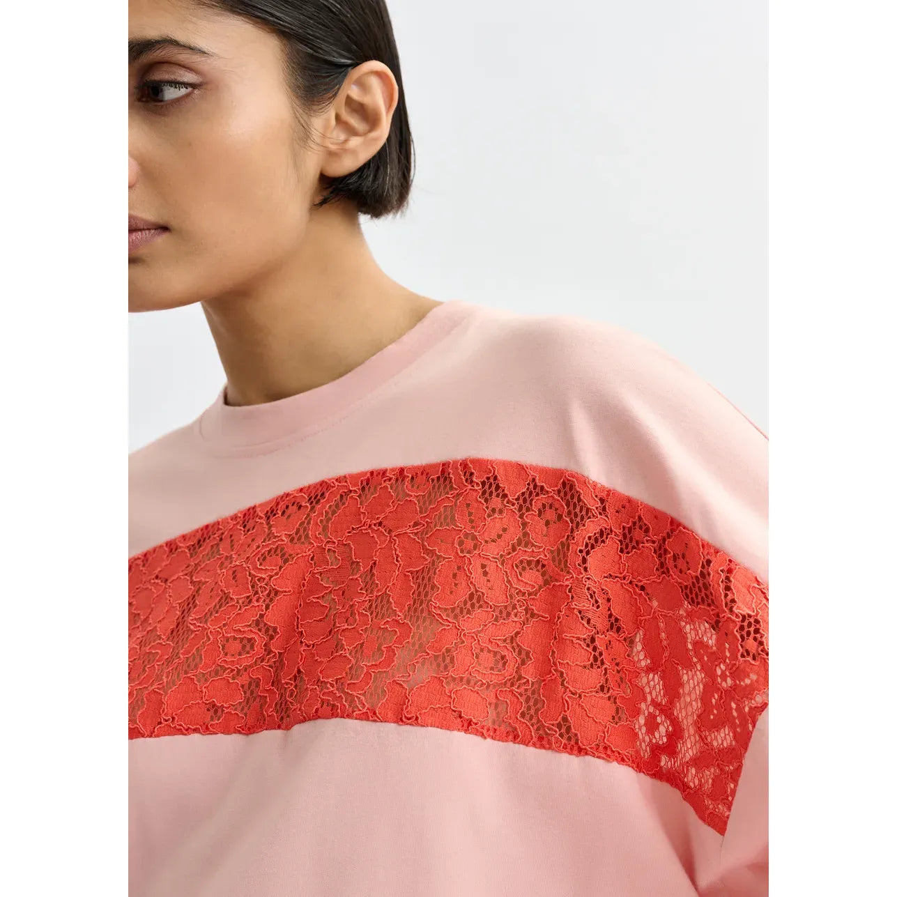Essentiel Antwerp Jemix T-Shirt - Pink/Orange