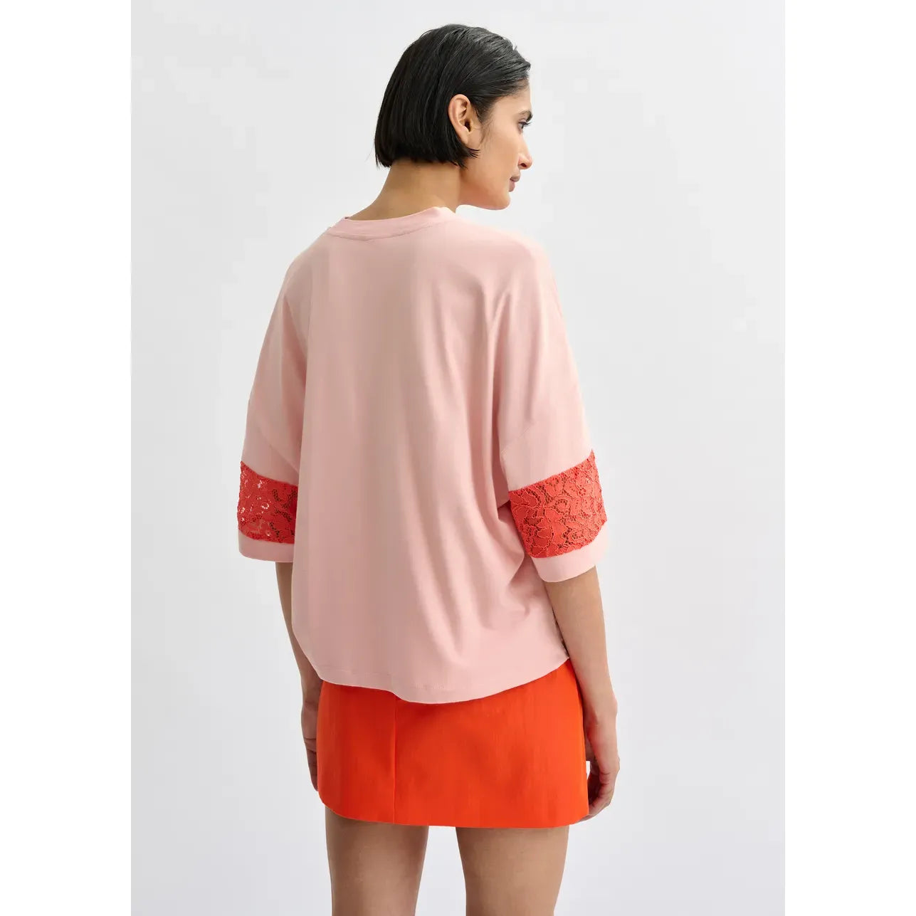Essentiel Antwerp Jemix T-Shirt - Pink/Orange