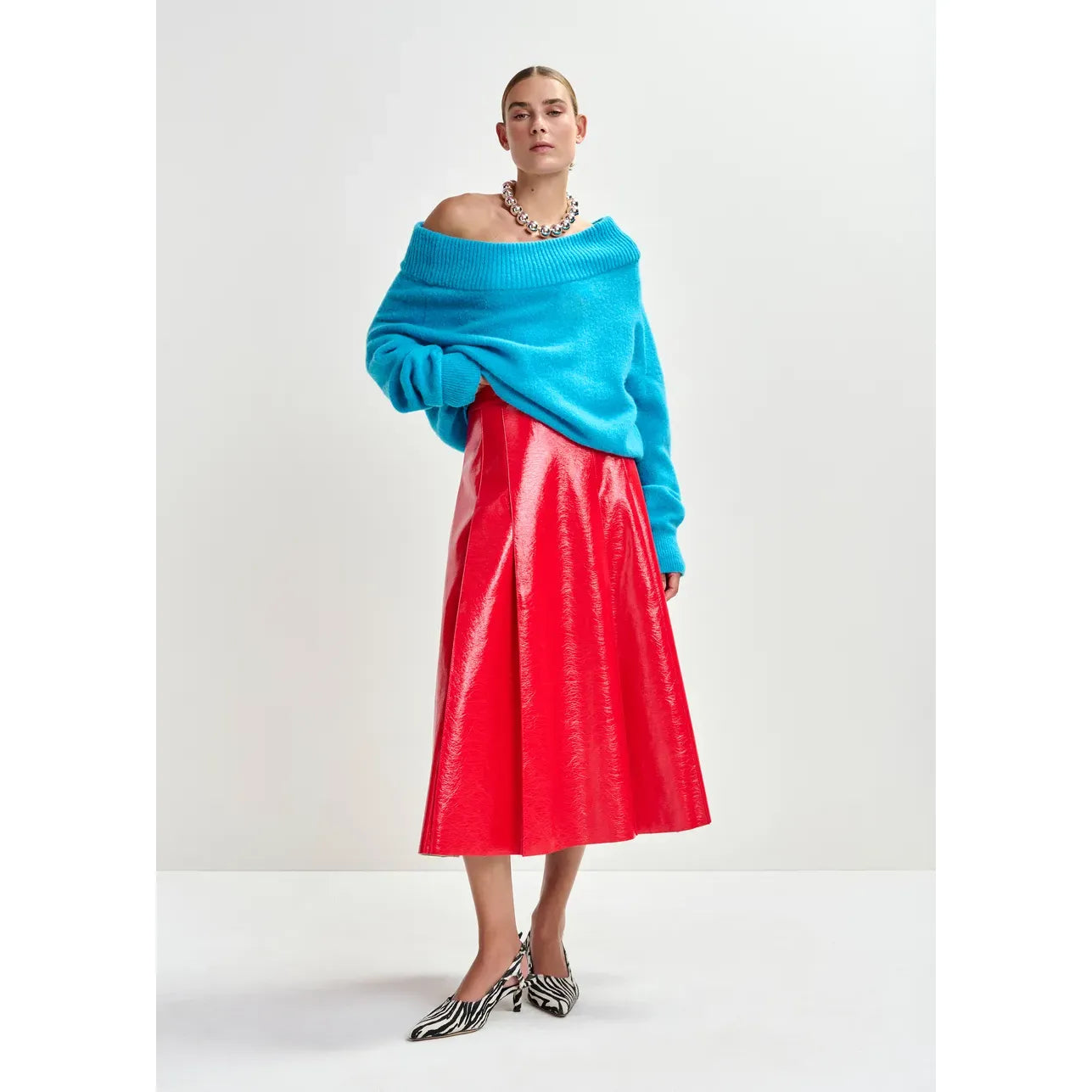 Essentiel Antwerp Jib Skirt -Red