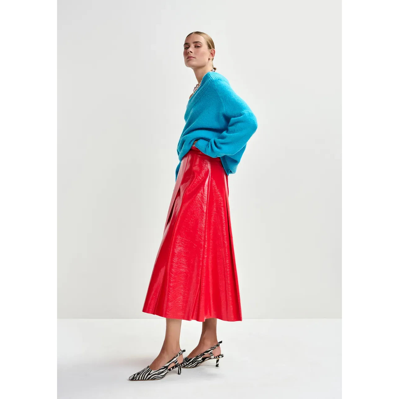 Essentiel Antwerp Jib Skirt -Red