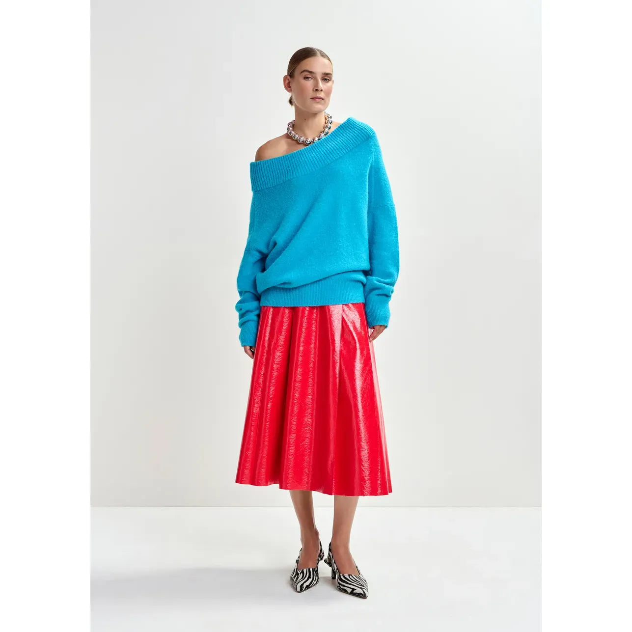 Essentiel Antwerp Jib Skirt -Red