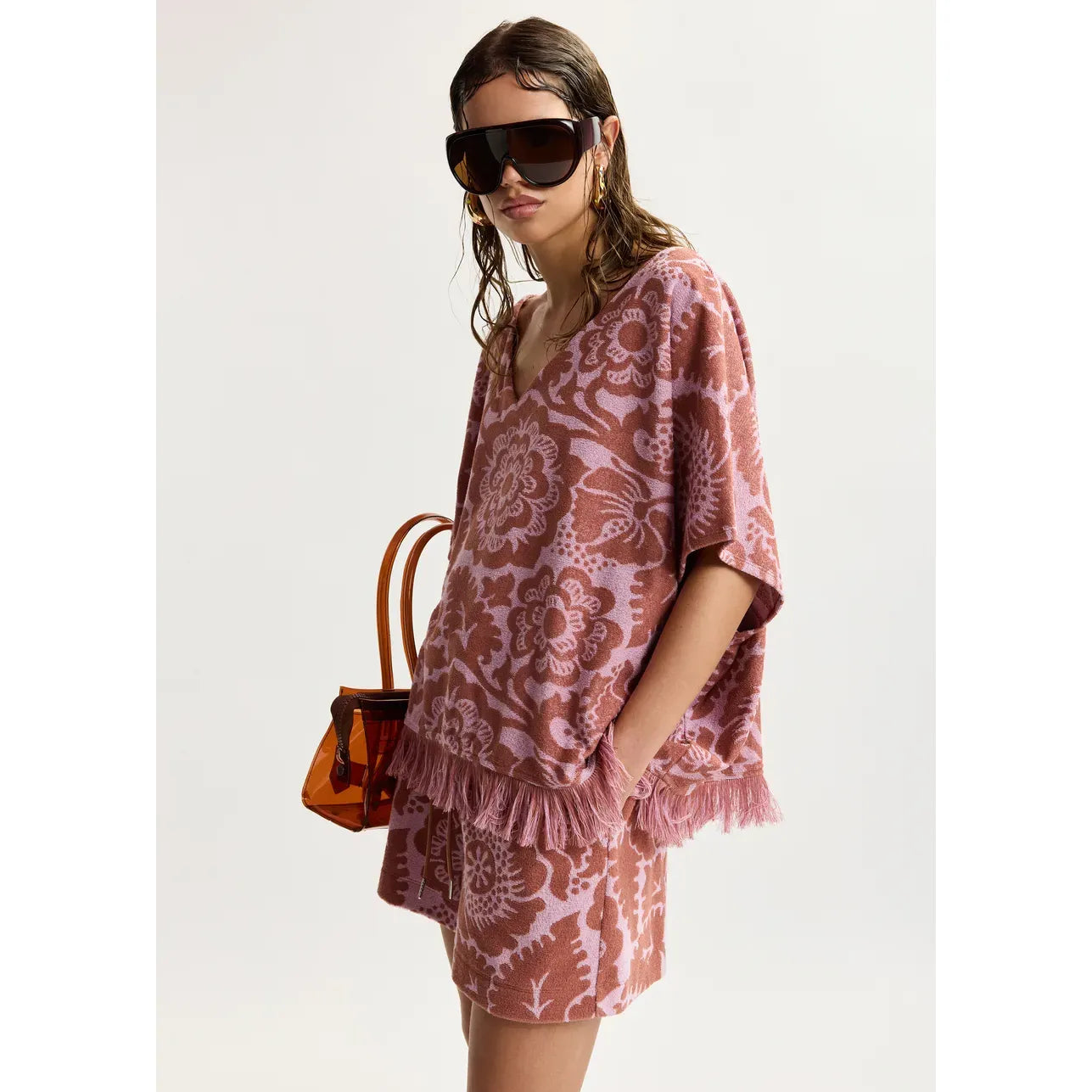 Essentiel Antwerp Jorlando Towel Jersey V Top