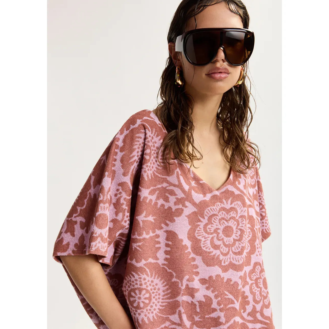 Essentiel Antwerp Jorlando Towel Jersey V Top