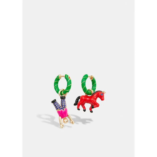 Essentiel Antwerp Jorse Earrings - Gold/Green