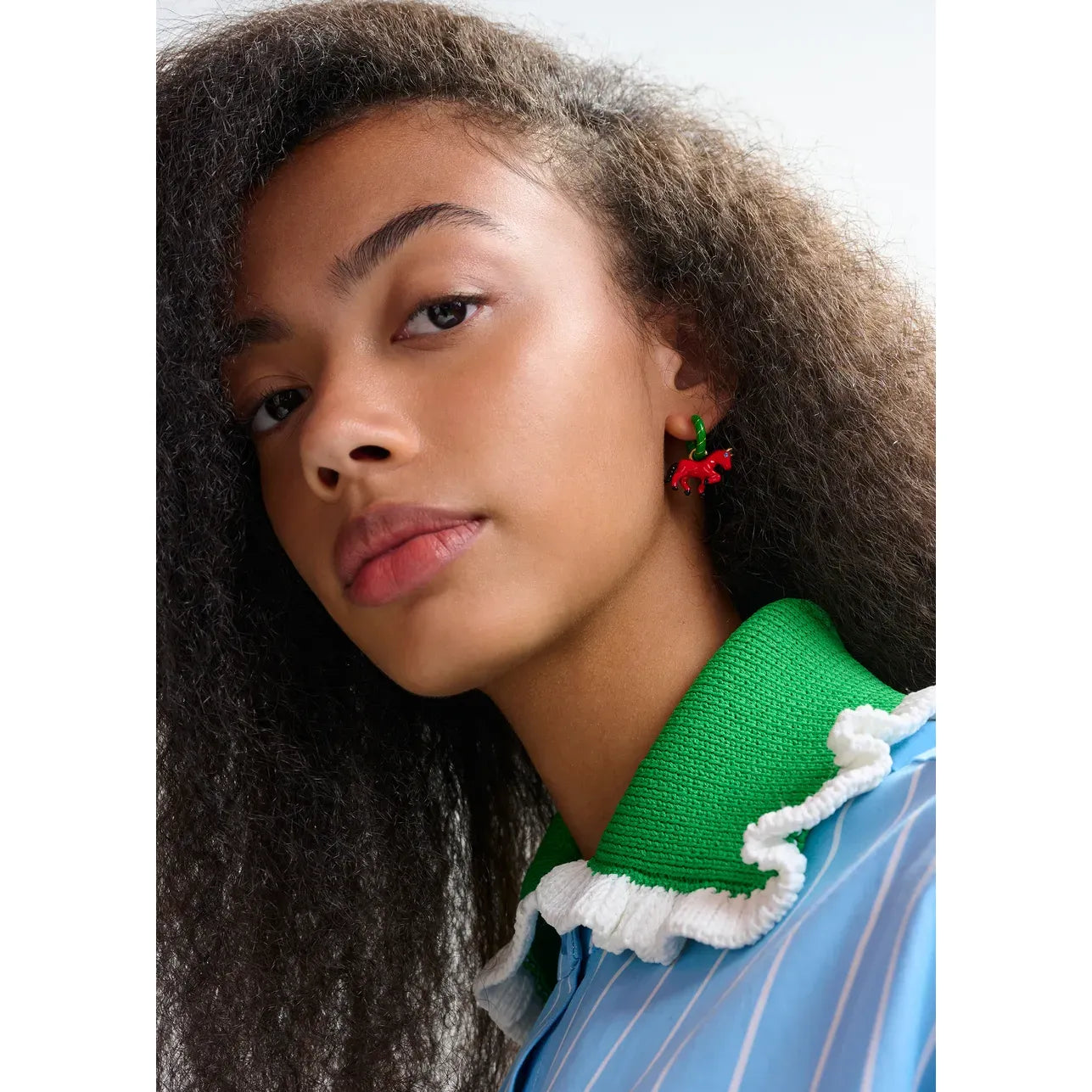 Essentiel Antwerp Jorse Earrings - Gold/Green