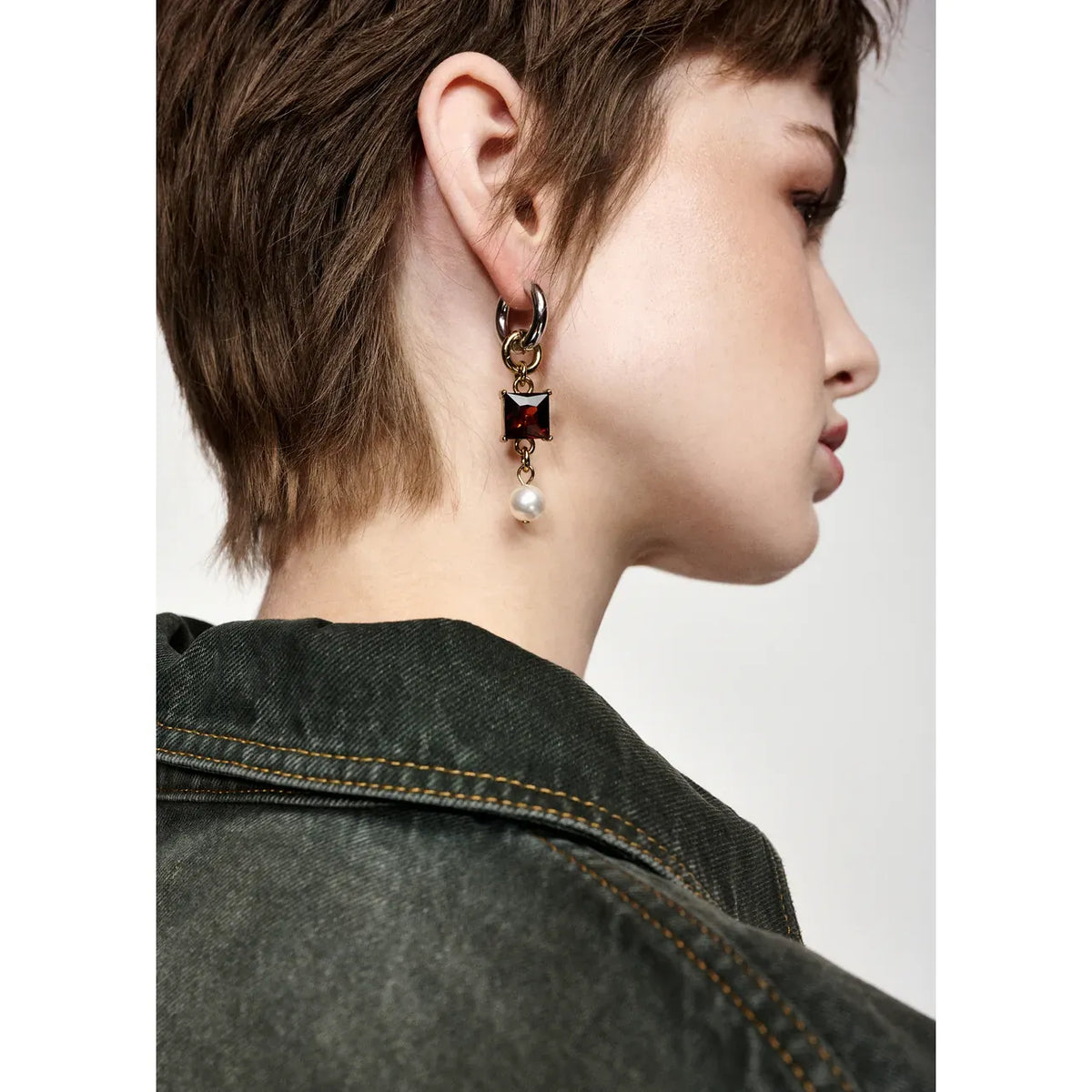 Essentiel Antwerp Kaos Bicolour Earrings