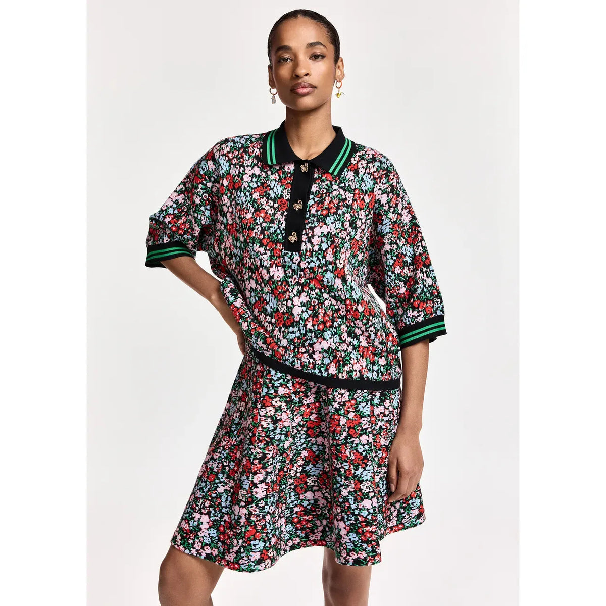 Essentiel Antwerp Kartos Jacquard Polo