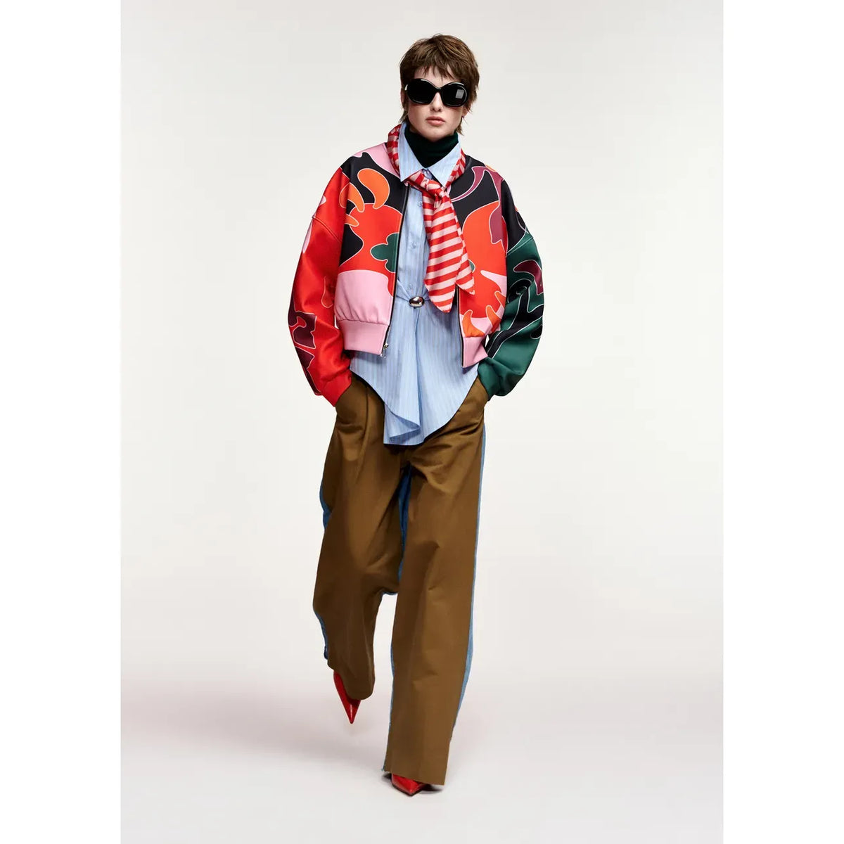 Essentiel Antwerp Kiva Print Bomber