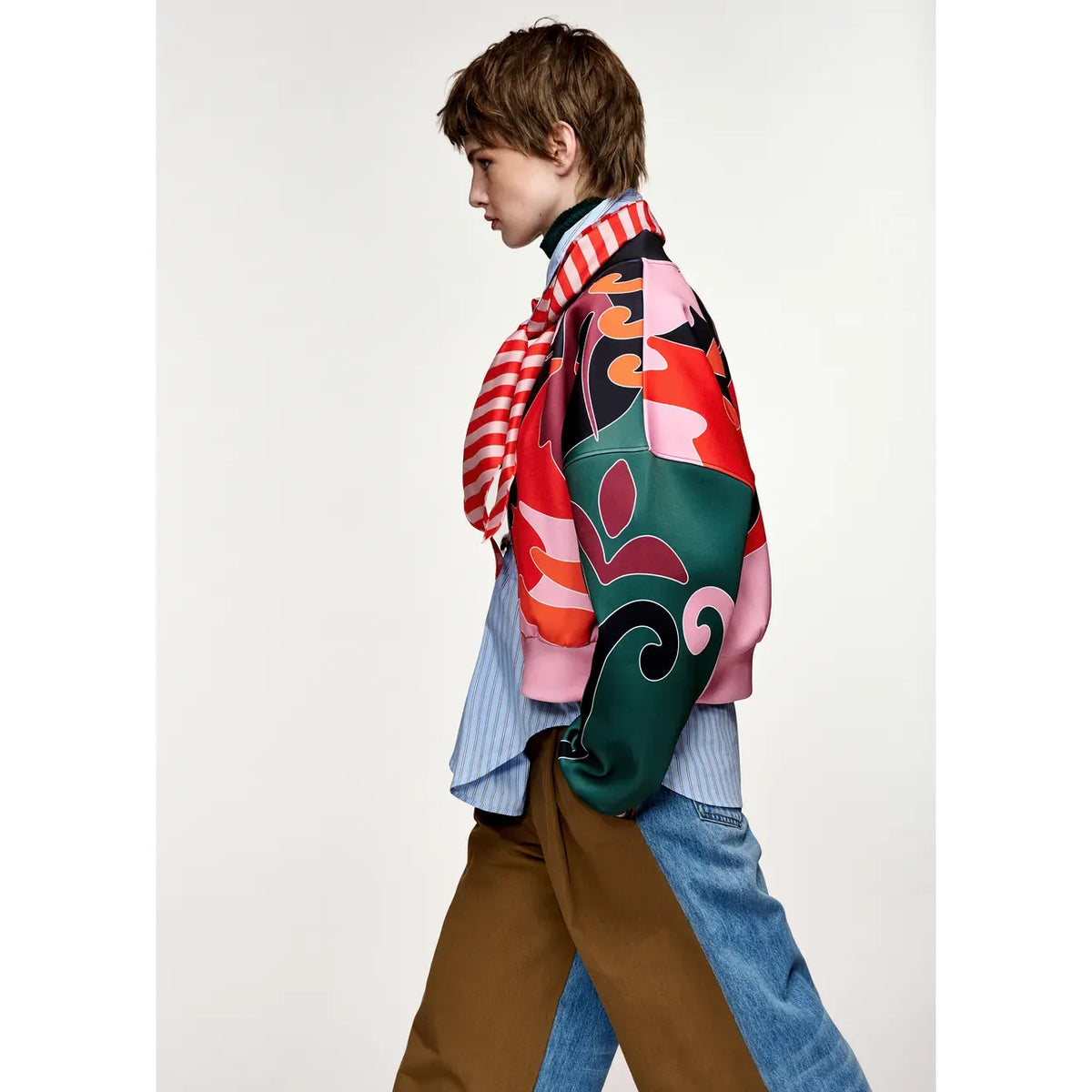 Essentiel Antwerp Kiva Print Bomber