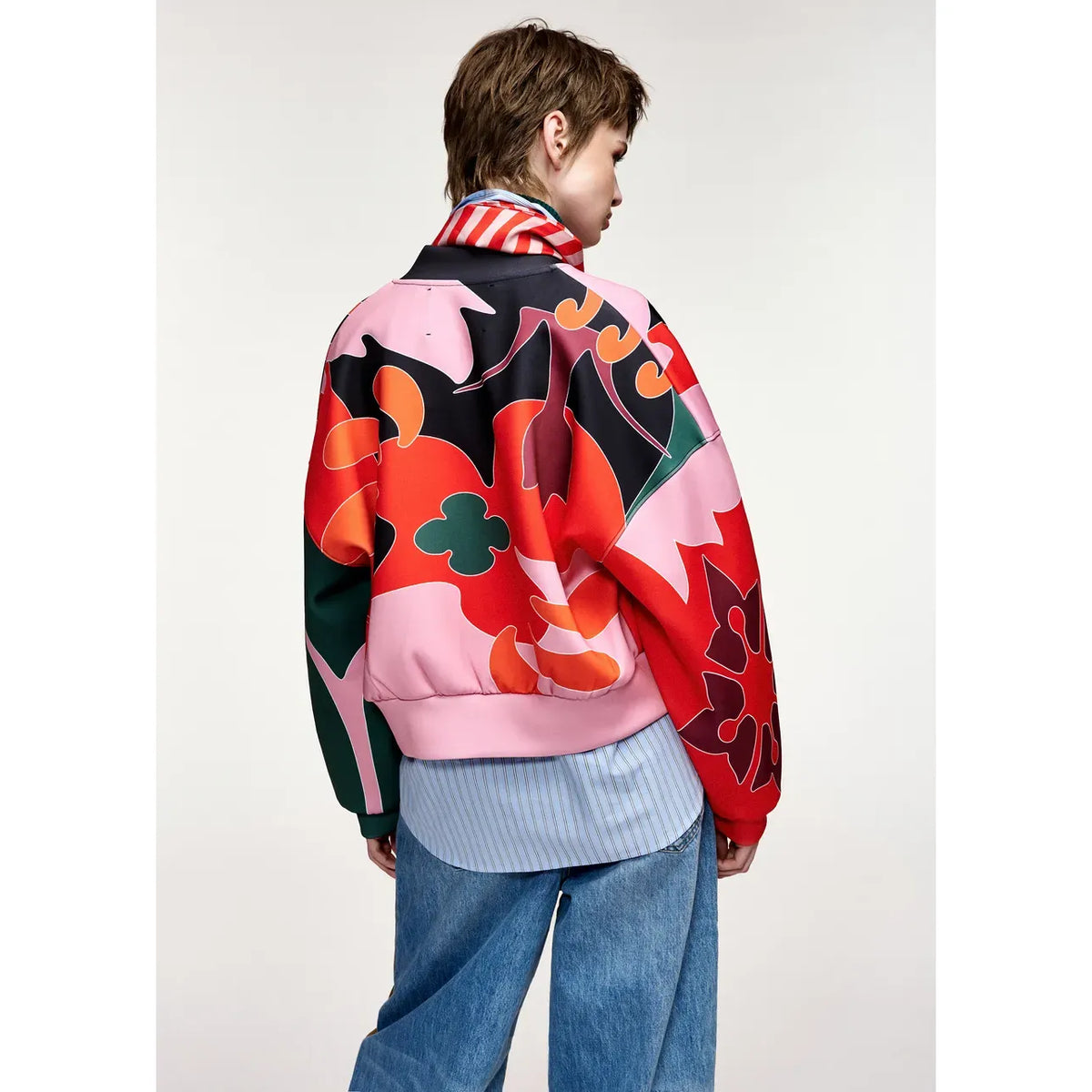 Essentiel Antwerp Kiva Print Bomber