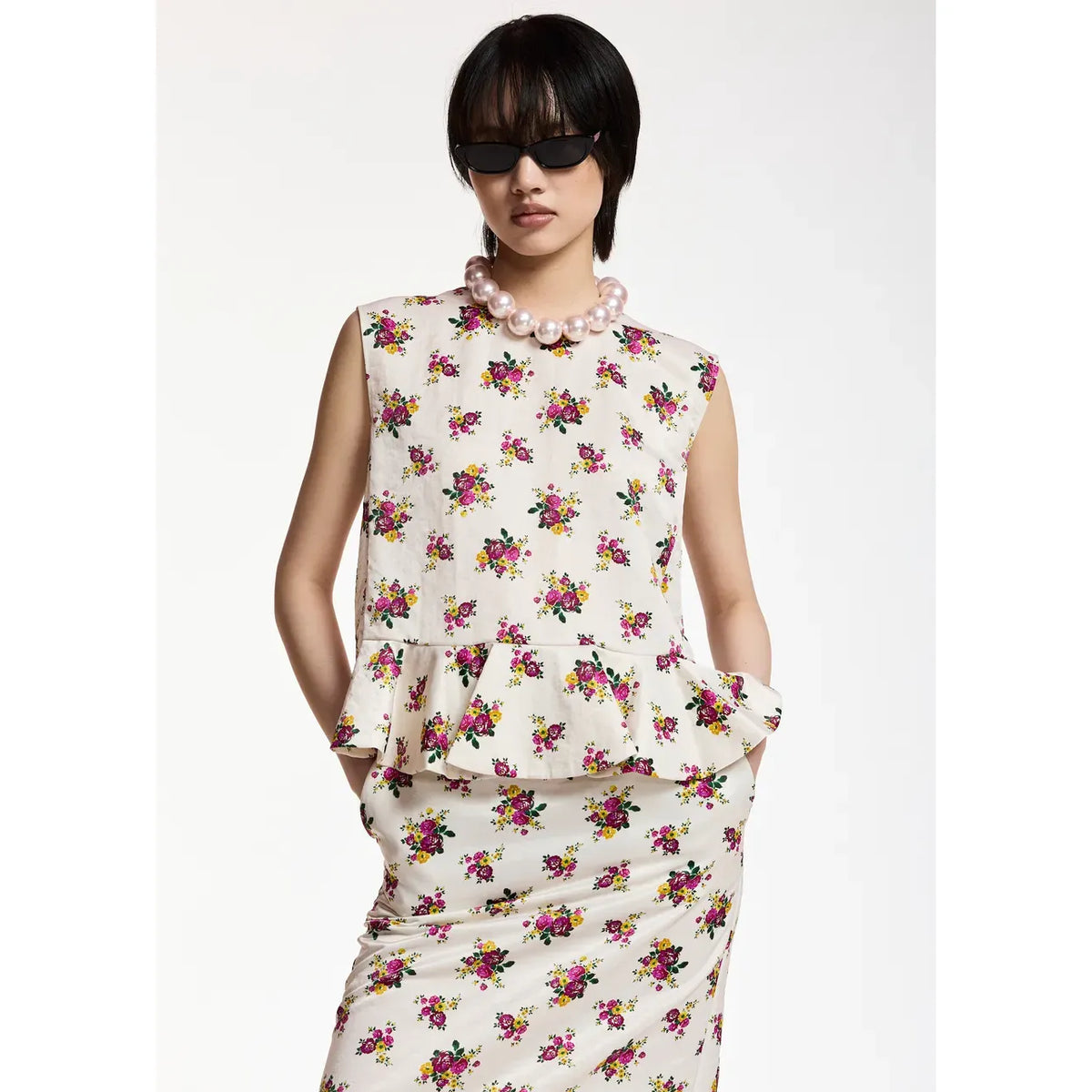 Essentiel Antwerp Klara Short Frill Top