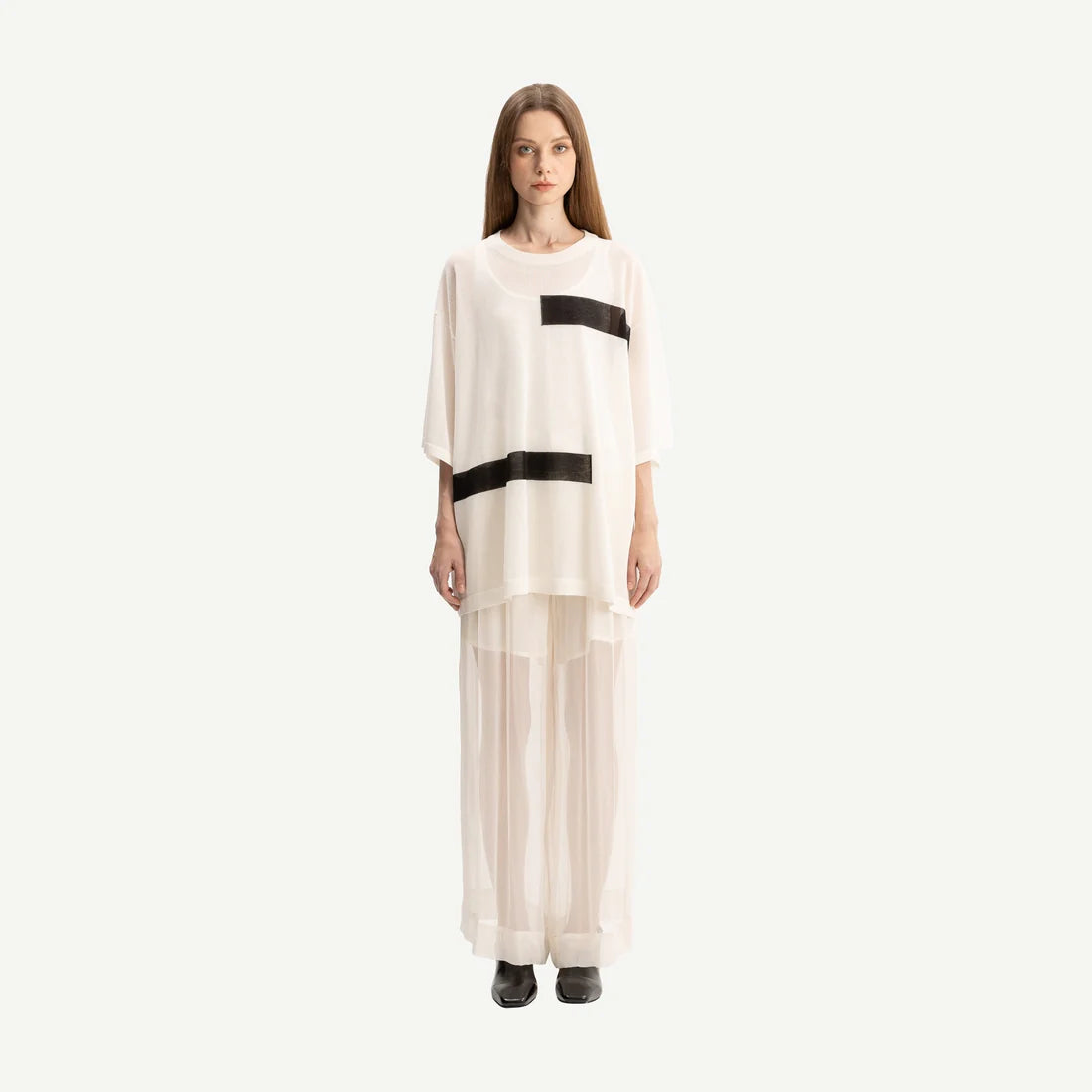 Bone & Arrow Dyno Top - White/Black