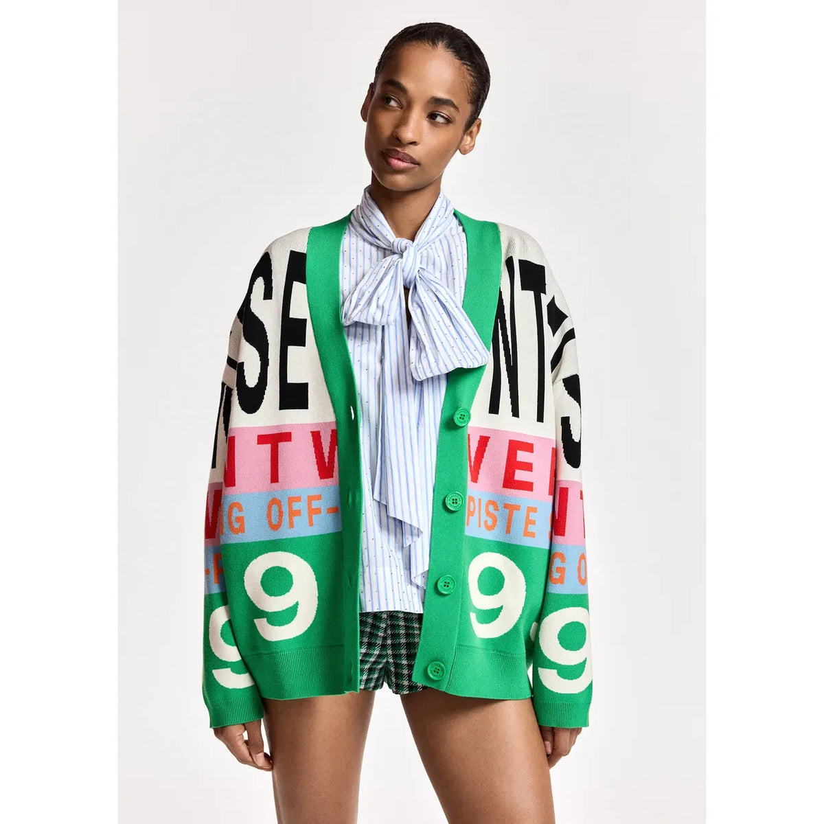Essentiel Antwerp Kreezer Jacquard Knit Jacket