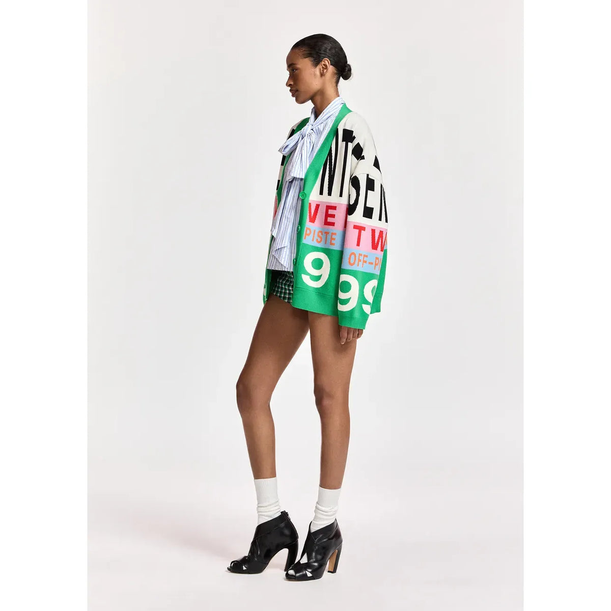 Essentiel Antwerp Kreezer Jacquard Knit Jacket