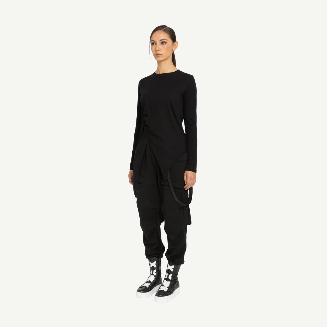 Bone & Arrow Oren Top - Black