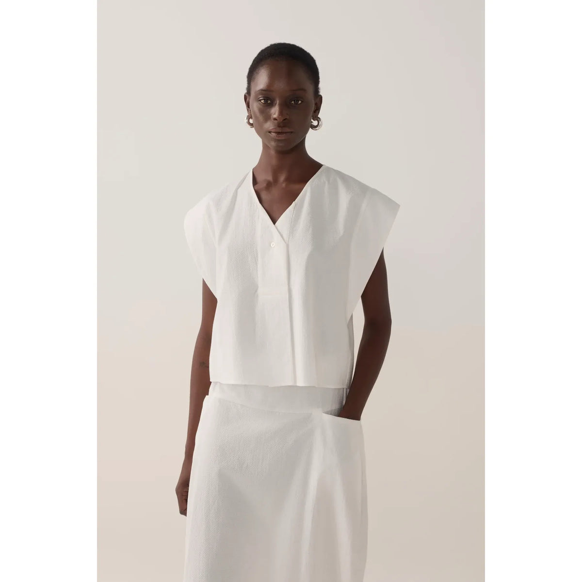 Foemina Lark Top - White
