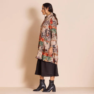 Megan Salmon Swing Coat - Marco Polo