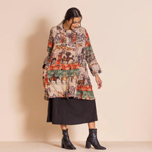 Megan Salmon Swing Coat - Marco Polo