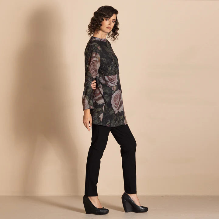 Megan Salmon Knit Anna Jumper - Old Roses