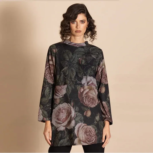 Megan Salmon Knit Anna Jumper - Old Roses