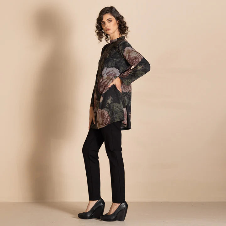 Megan Salmon Knit Anna Jumper - Old Roses