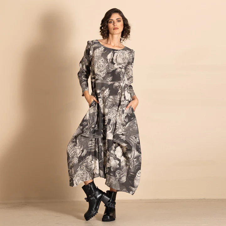 Megan Salmon Origami Romance Dress - Wonderland