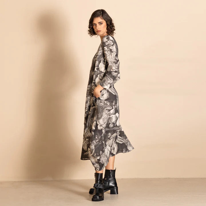 Megan Salmon Origami Romance Dress - Wonderland