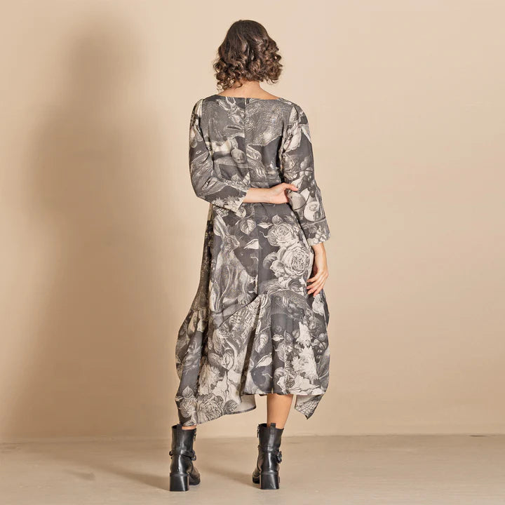 Megan Salmon Origami Romance Dress - Wonderland