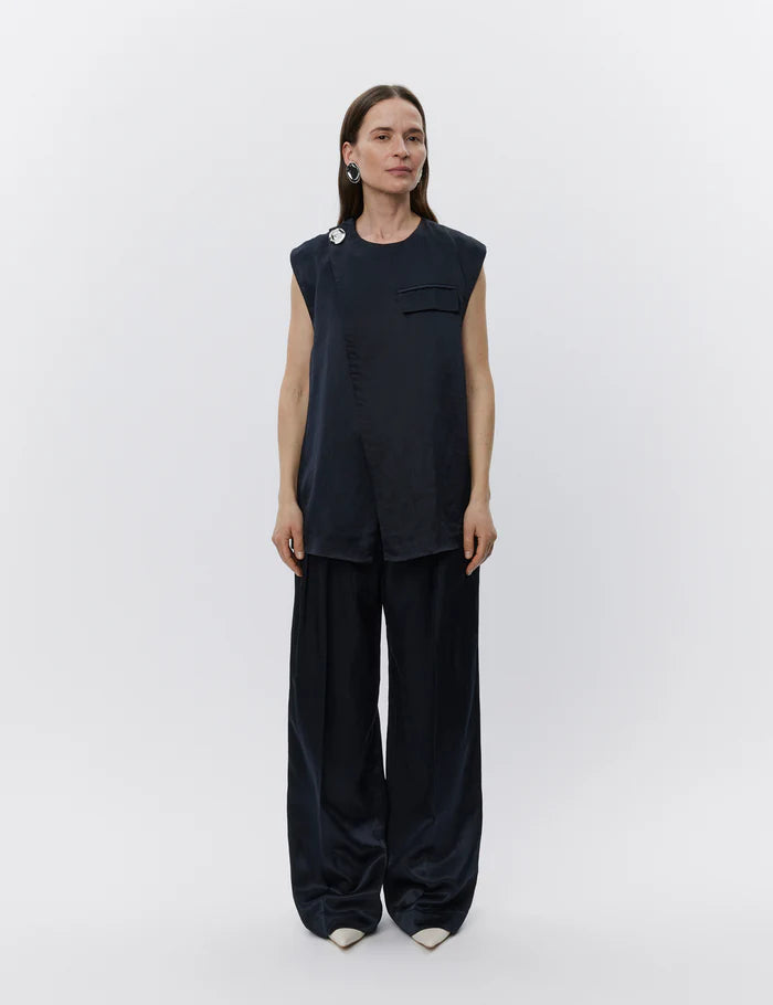 Day Birger et Mikkelsen Marlin Waistcoat - High Shine Black