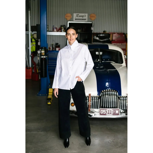 M.A Dainty Actress Shirt - White